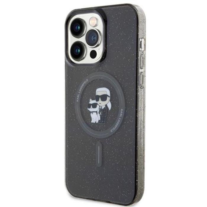 KARL LAGERFELD - KARL LAGERFELD iPhone 11/XR Mobilskal Magsafe Glitter - Svart