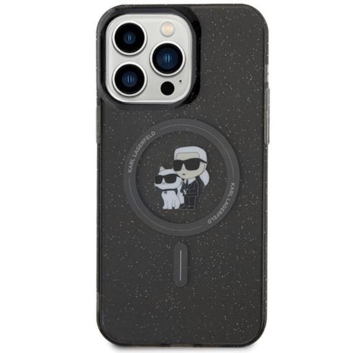 KARL LAGERFELD - KARL LAGERFELD iPhone 11/XR Mobilskal Magsafe Glitter - Svart