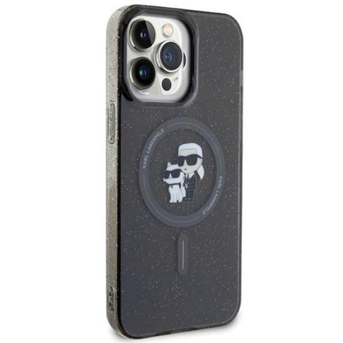 KARL LAGERFELD - KARL LAGERFELD iPhone 11/XR Mobilskal Magsafe Glitter - Svart