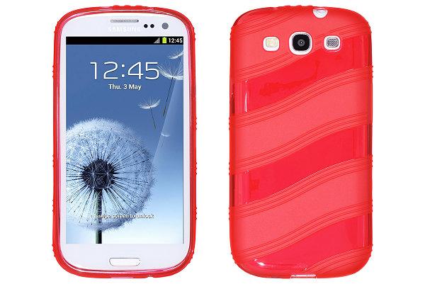 Wave FlexiCase Skal till Samsung Galaxy S3 i9300 (Röd) | 2353 | AlltMobil