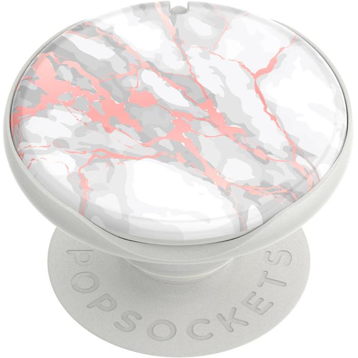 UTGATT1 - POPSOCKETS Mirror Rose Gold Lutz Marble Gloss Avtagbart Grip