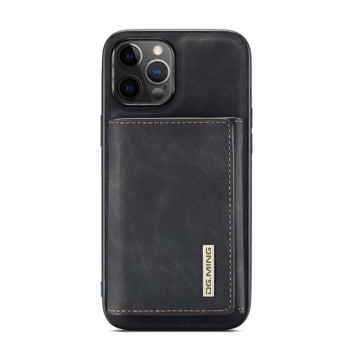 DG.MING - DG.MING iPhone 13 Pro Max Skal samt Wallet med Kickstand - Svart