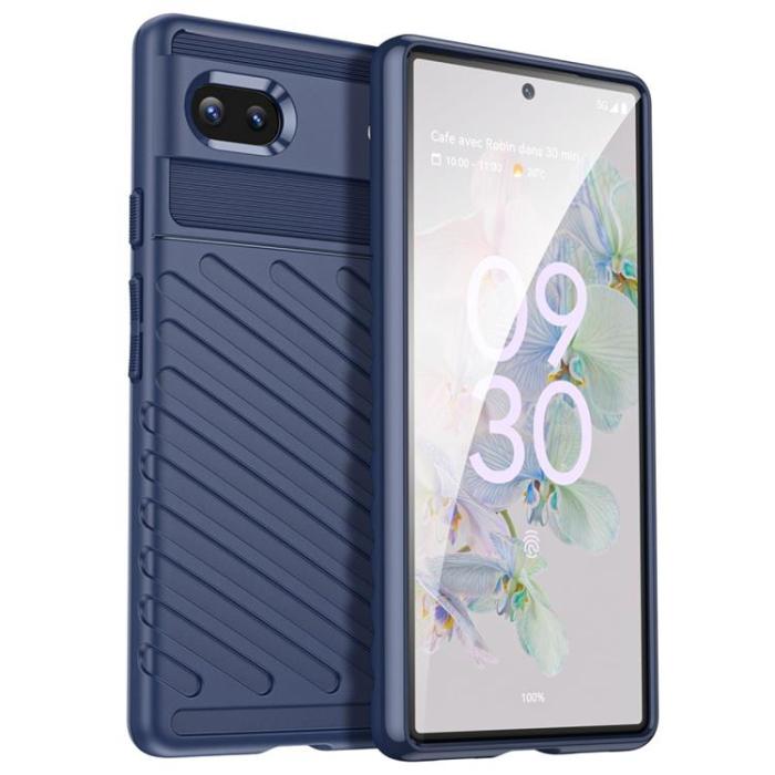 A-One Brand - Google Pixel 6a Skal Thunder Twill - Blå