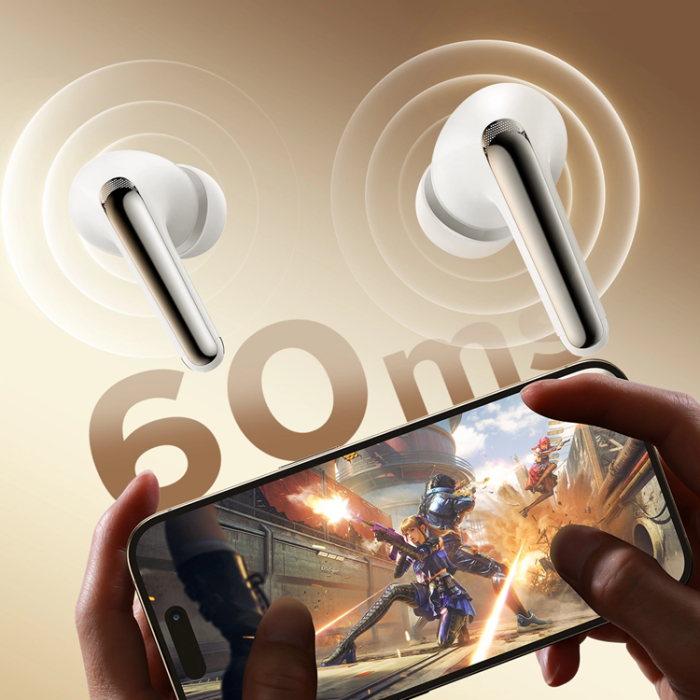 Joyroom - Joyroom TWS In-Ear Hörlurar Bluetooth 5.4 ANC ENC - Vit