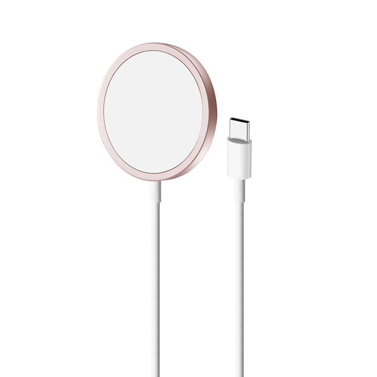 Puro MagSafe Magnetico Trådlös Laddare 1m - Rosa | 505295 | AlltMobil