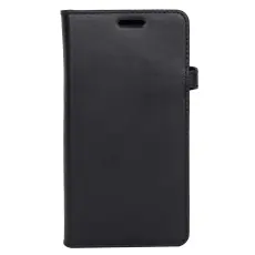 BUFFALO - BUFFALO äkta läder Plånboksfodral Samsung Galaxy S9 - Svart