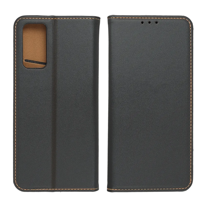 OEM - Xiaomi Redmi 14C Plånboksfodral Smart Pro Äkta Läder - Svart