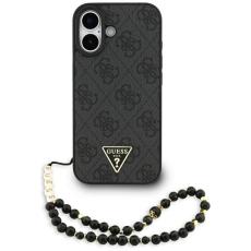 Guess - Guess iPhone 17 Mobilskal MagSafe 4G Strap Triangle Logo - Svart