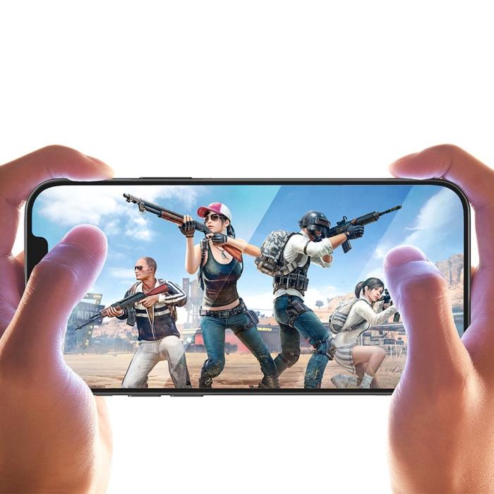 Hoco - [2 PACK] HOCO HD Full Glue Härdat Glas iPhone 12 Pro Max