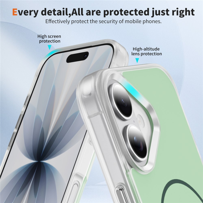 A-One Brand - iPhone 17 Mobilskal MagSafe Skin Touch TPU PC