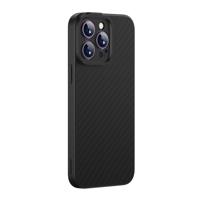 BASEUS - Baseus iPhone 14 Pro Max Mobilskal MagSafe Synthetic Fiber