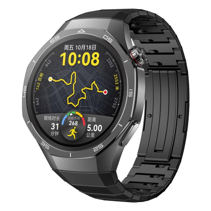 A-One Brand - Huawei Watch GT 4 46mm Armband Stainless Steel - Svart