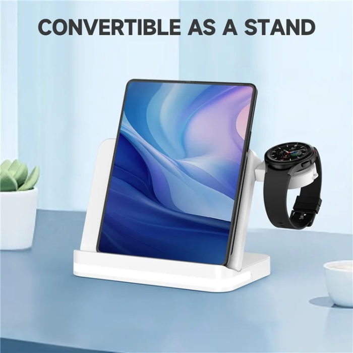 OEM - 3in1 Trådlös Laddare Samsung Galaxy, Buds, Watch B26 - Svart