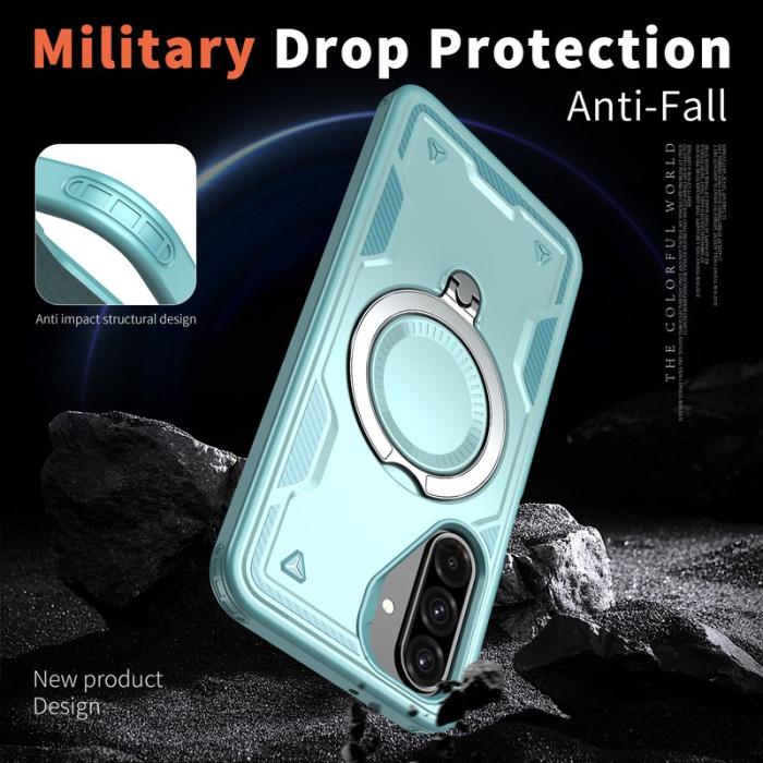 N/A - Mobilskal till Samsung Galaxy A26 5G Plast Militärskydd - Blå