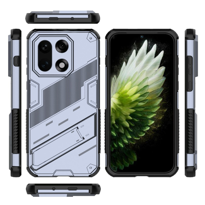 A-One Brand - OnePlus 15 Mobilskal PC + TPU Shockproof Kickstand - Grå