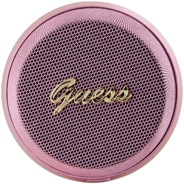 Guess - Guess Bluetooth Högtalare Magnetic Script Metal - Rosa