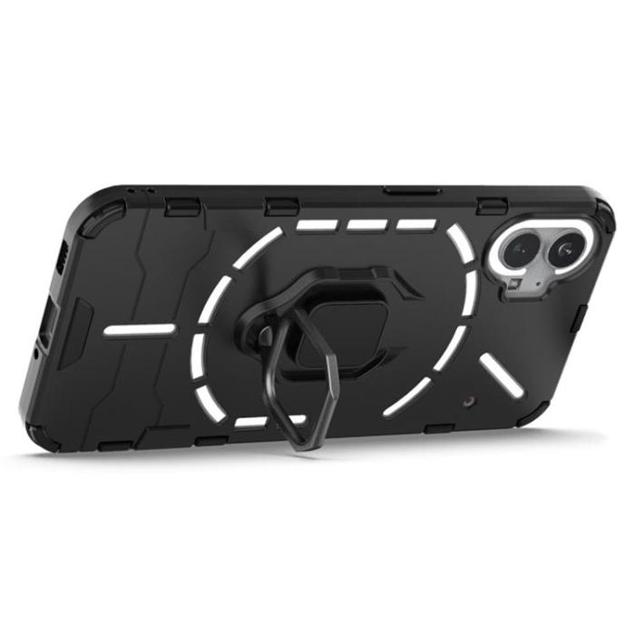 A-One Brand - Nothing Phone 1 Skal Ringhållare Kickstand - Svart