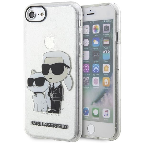 Karl Lagerfeld iPhone 7/8/SE 2020 Skal Gliter Karl&Choupette | 2353 | AlltMobil