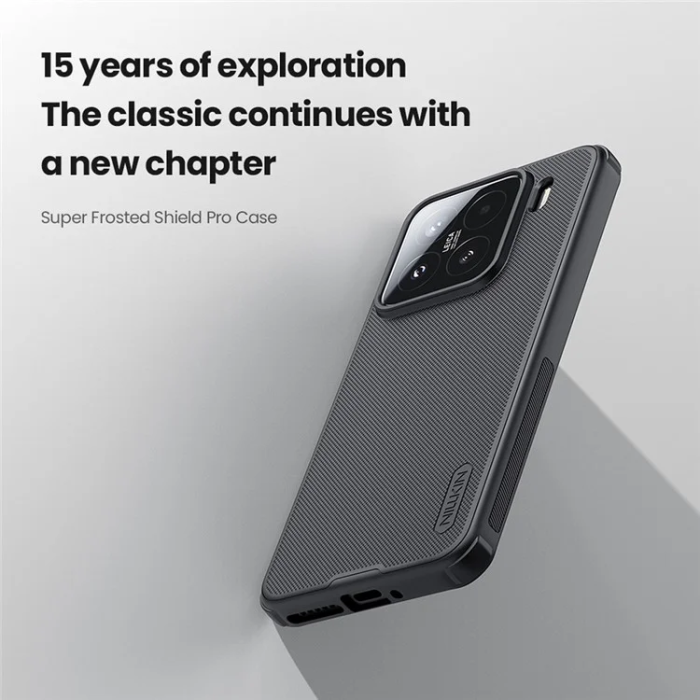 Nillkin - Nillkin Xiaomi 15 Mobilskal Frosted Shield Pro - Blå