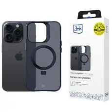 3MK - 3MK iPhone 16 Pro Max Mobilskal MagSafe Smoke Stativ - Svart