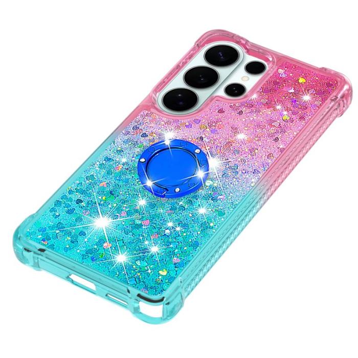 OEM - Mobilskal till Samsung Galaxy S26 Ultra TPU Gradiant Stöd Skydd - Rosa+Himmelblå