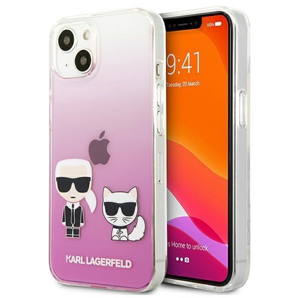 Karl Lagerfeld Silicone Karl & Choupette Skal iPhone 13 / 13 Pro - Svart | 2353 | AlltMobil