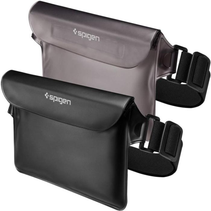 Spigen - Spigen 2-Pack Universal Vattentät Midjeväska A620 - Svart
