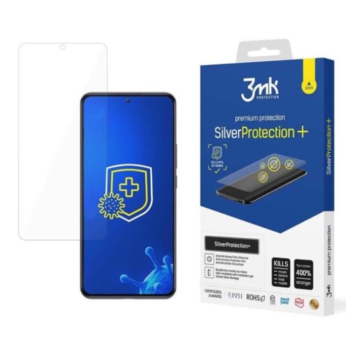 3MK - 3MK iPhone 13 Pro Max Antibacterial Plastfilm skärmskydd Silver Protection+