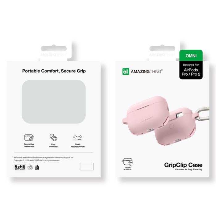 AmazingThing - AmazingThing Airpods Pro 2 Skal Omni - Rosa