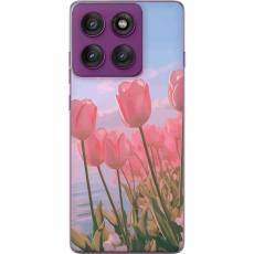 iSecrets - Mobilskal till Motorola Edge 60 Pro med Rosa Tulpaner