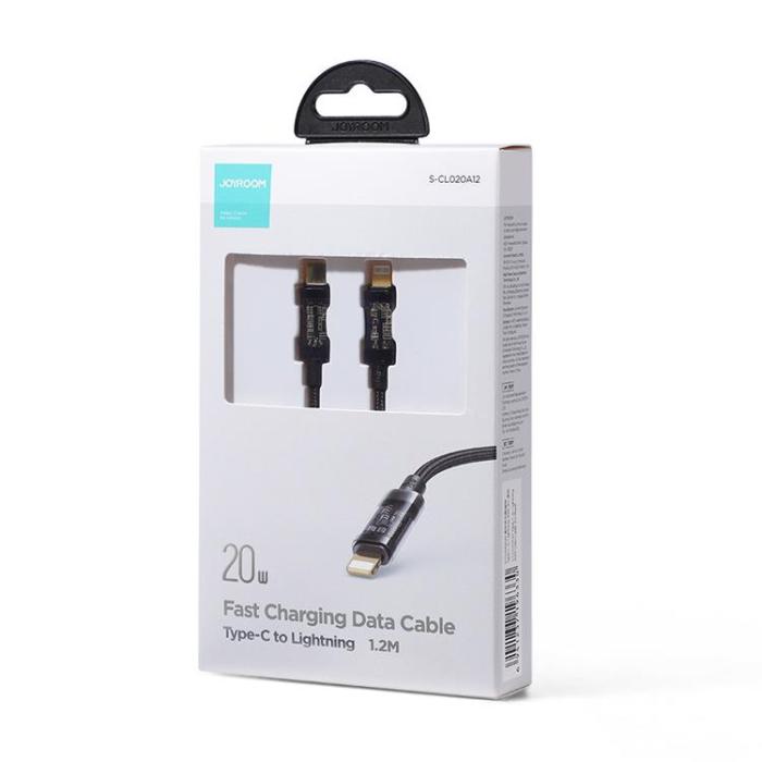 Joyroom - Joyroom USB-C till Lightning kabel 20W 1.2m - Svart