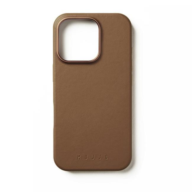 Mujjo iPhone 16 Pro Mobilskal MagSafe Läder - Tan | 2353 | AlltMobil