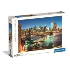 CLEMENTONI - CLEMENTONI Pussel 6000 Pcs High Quality Collection Brooklyn Bridge Lights