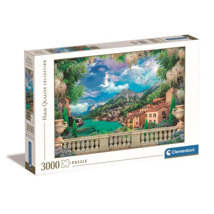 CLEMENTONI - CLEMENTONI Pussel 3000 Pcs High Quality Collection Lush Terrace On Lake
