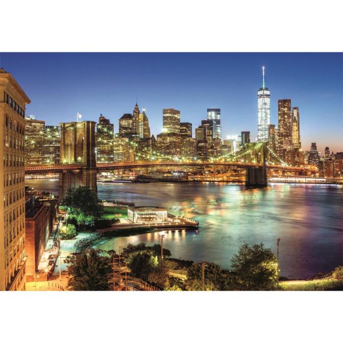 CLEMENTONI - CLEMENTONI Pussel 6000 Pcs High Quality Collection Brooklyn Bridge Lights