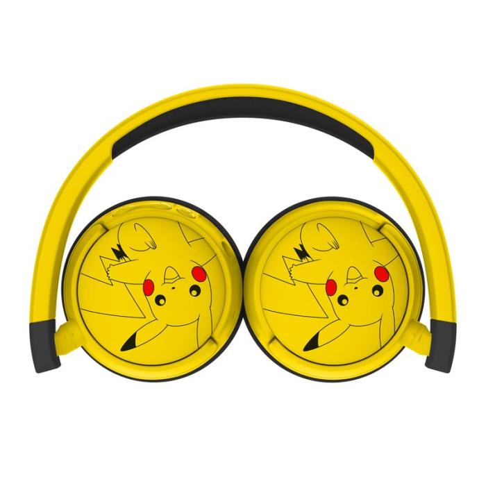 POKEMON - POKEMON Hörlur Pokemon Pikachu 85db/95db Sharing Aux On-Ear Trådlös