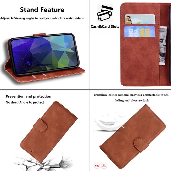 OEM - Plånboksfodral för Samsung Galaxy S26 Plus Konstläder - Brun