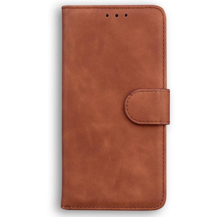 OEM - Plånboksfodral för Samsung Galaxy S26 Plus Konstläder - Brun