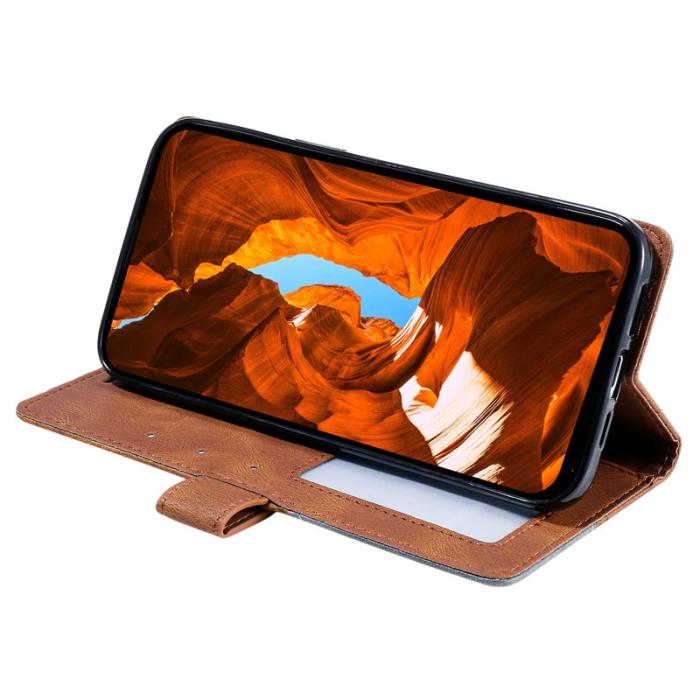 OEM - Plånboksfodral för Samsung Galaxy S26 Plus Konstläder - Brun