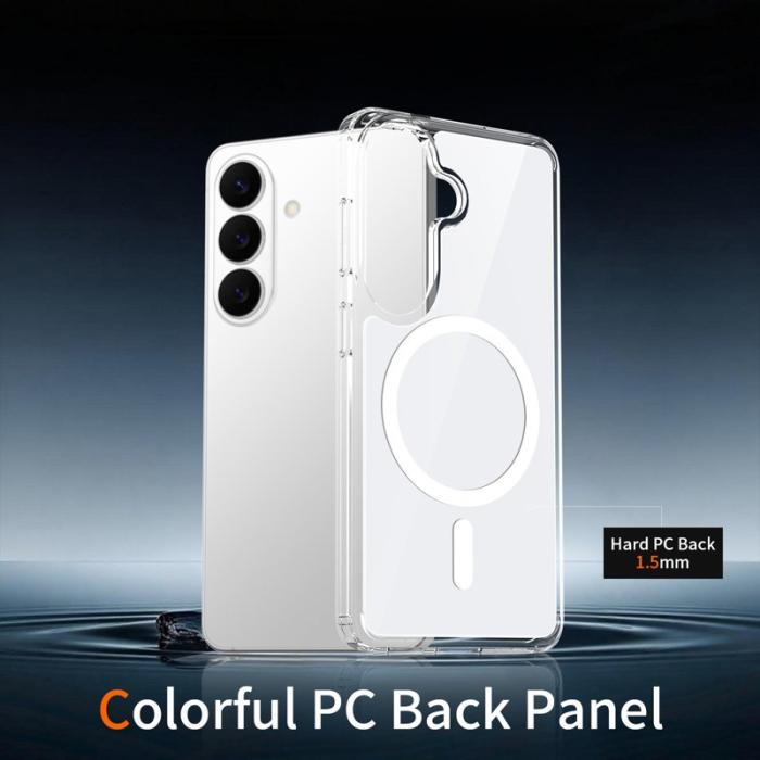 OEM - Mobilskal för Samsung Galaxy S26 Magnetiskt TPU + PC - Vit