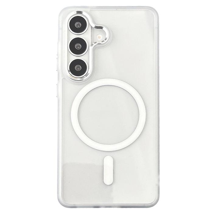 OEM - Mobilskal för Samsung Galaxy S26 Magnetiskt TPU + PC - Vit