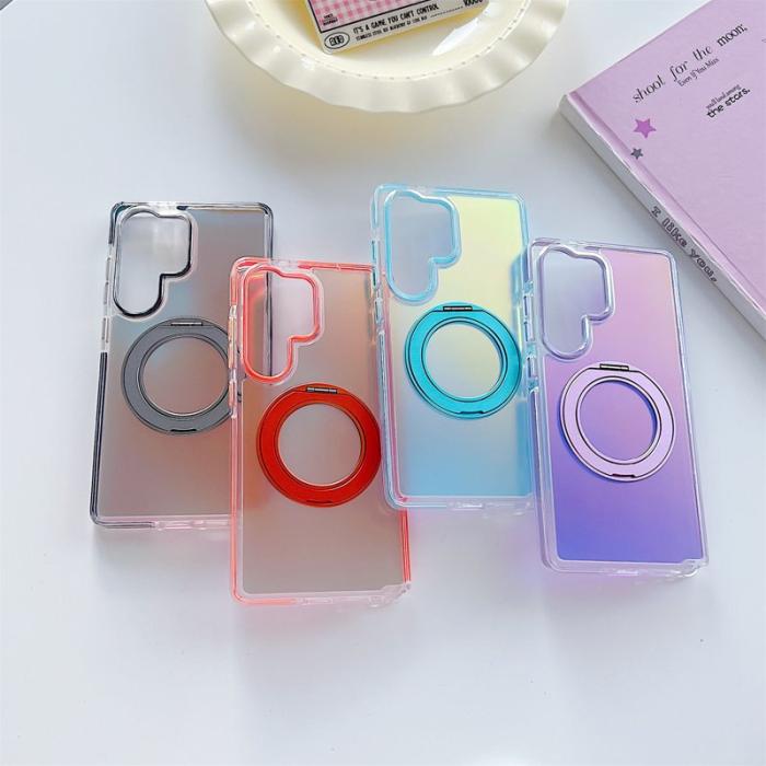 OEM - Mobilskal för Samsung Galaxy S26 Ultra Magnetiskt Kickstand TPU PC - Svart