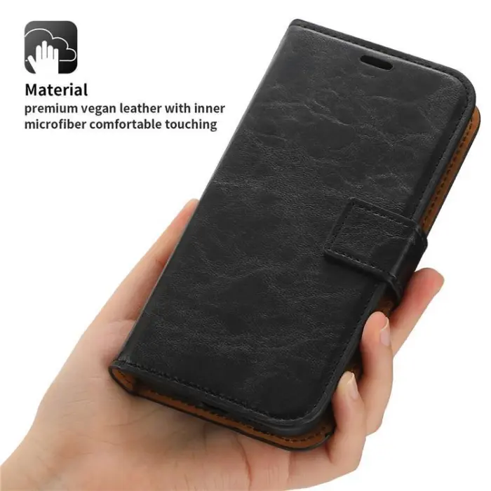 OEM - iPhone 15 Pro Plånboksfodral 2-in-1 Detachable - Röd