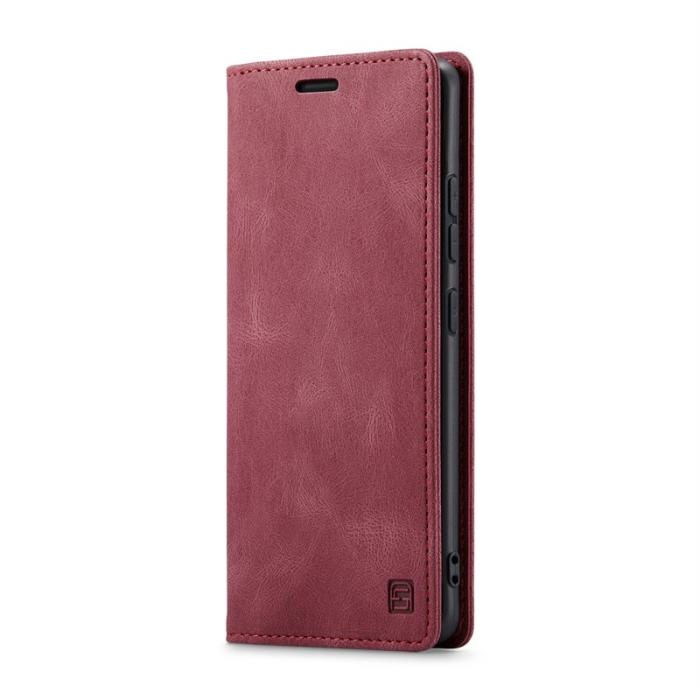 AUTSPACE - AUTSPACE Samsung Galaxy S24 Wallet Fodral KonstLäder - Röd