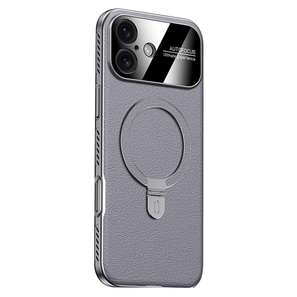 iPhone 17 Mobilskal MagSafe Kickstand Electroplated Cooling - Grå (Grå) | 2353 | AlltMobil
