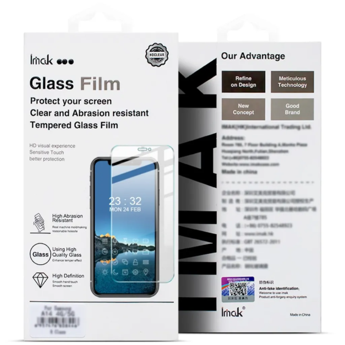 Imak - IMAK iPhone 15 Pro Härdat Glas Skärmskydd