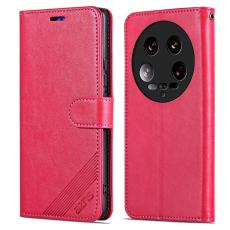 AZNS - AZNS Xiaomi 14 Ultra Pl&aring;nboksfodral St&auml;ll St&ouml;ts&auml;ker Konstl&auml;der - R&ouml;d