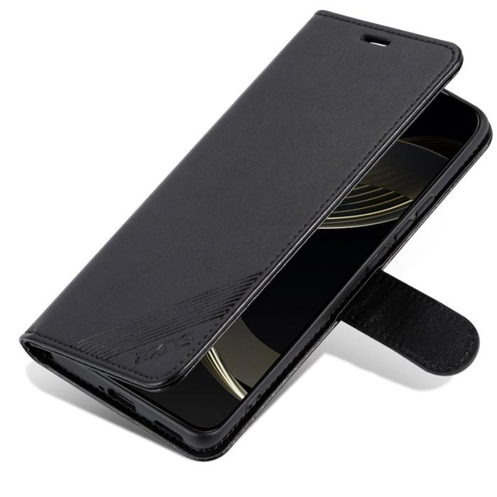 AZNS - AZNS Xiaomi 14 Ultra Plånboksfodral Ställ Stötsäker Konstläder - Svart