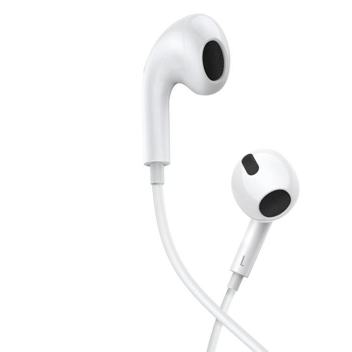 BASEUS - Baseus Encok H17 Hörlurar 3.5mm Minijack Trådbundet - Vit