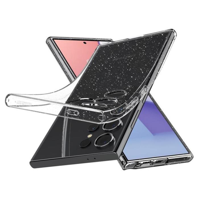 Spigen - Spigen Galaxy S24 Ultra Mobilskal Liquid Crystal - Glitter